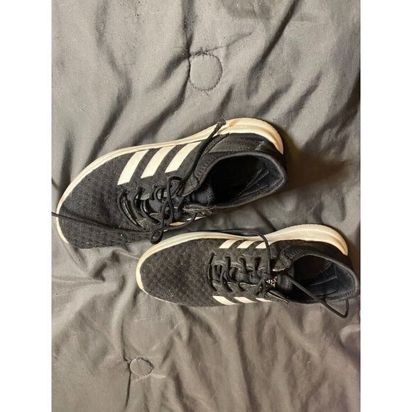 Adidas Womens Cloudfoam QT Racer G54660 Black Running Shoes Sneakers Size 7.5 - Picture 3 of 5